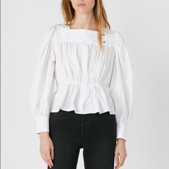 Ciao Lucia Allegra top in white 100% cotton large - Picture 8 of 8